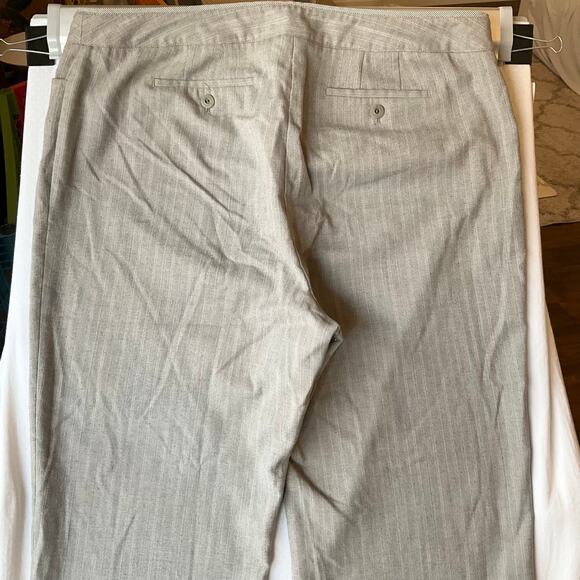 Lane Bryant Women Formal Straight Leg Pants size 18, Taupe Gray - Picture 10 of 11